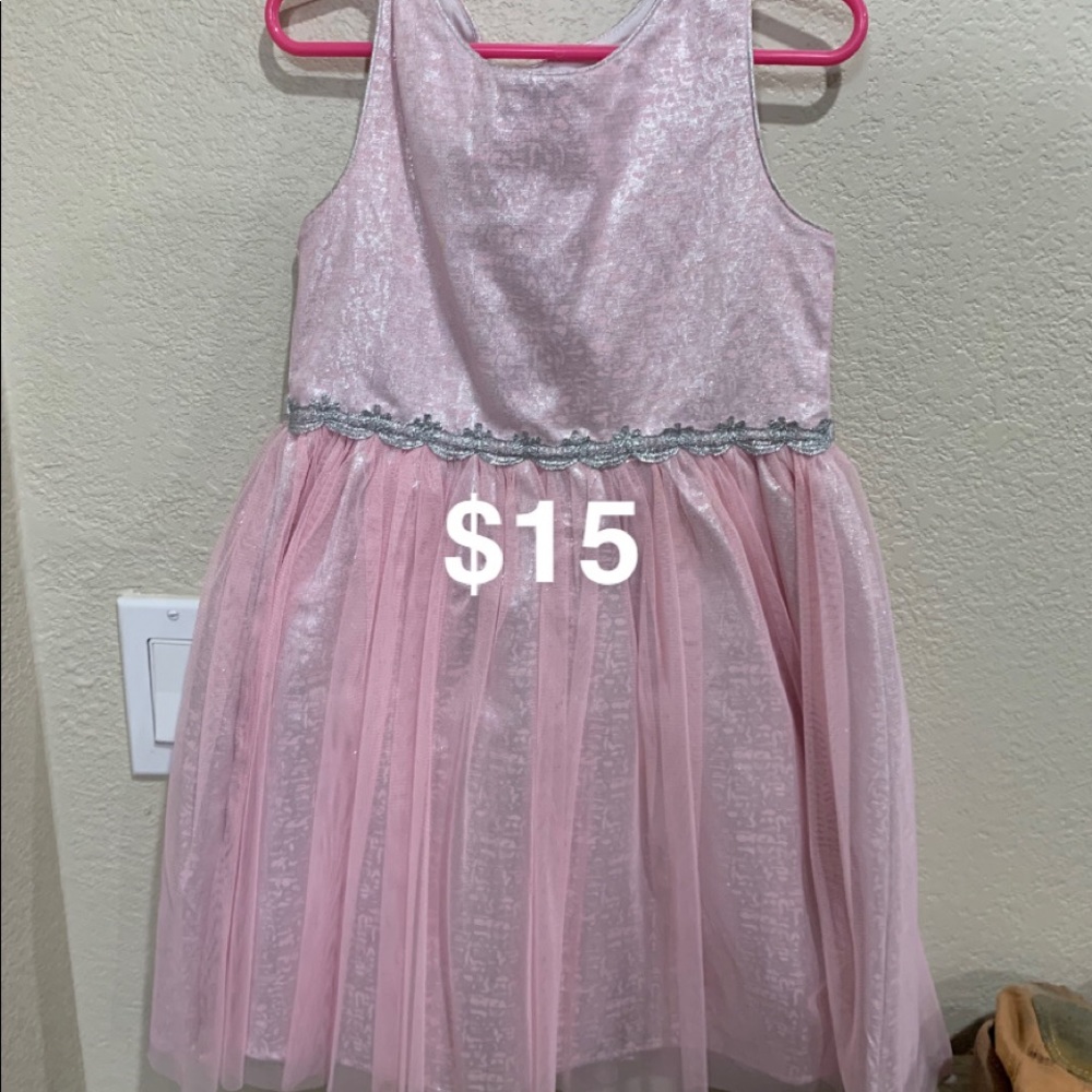 Pretty in pink girls dress